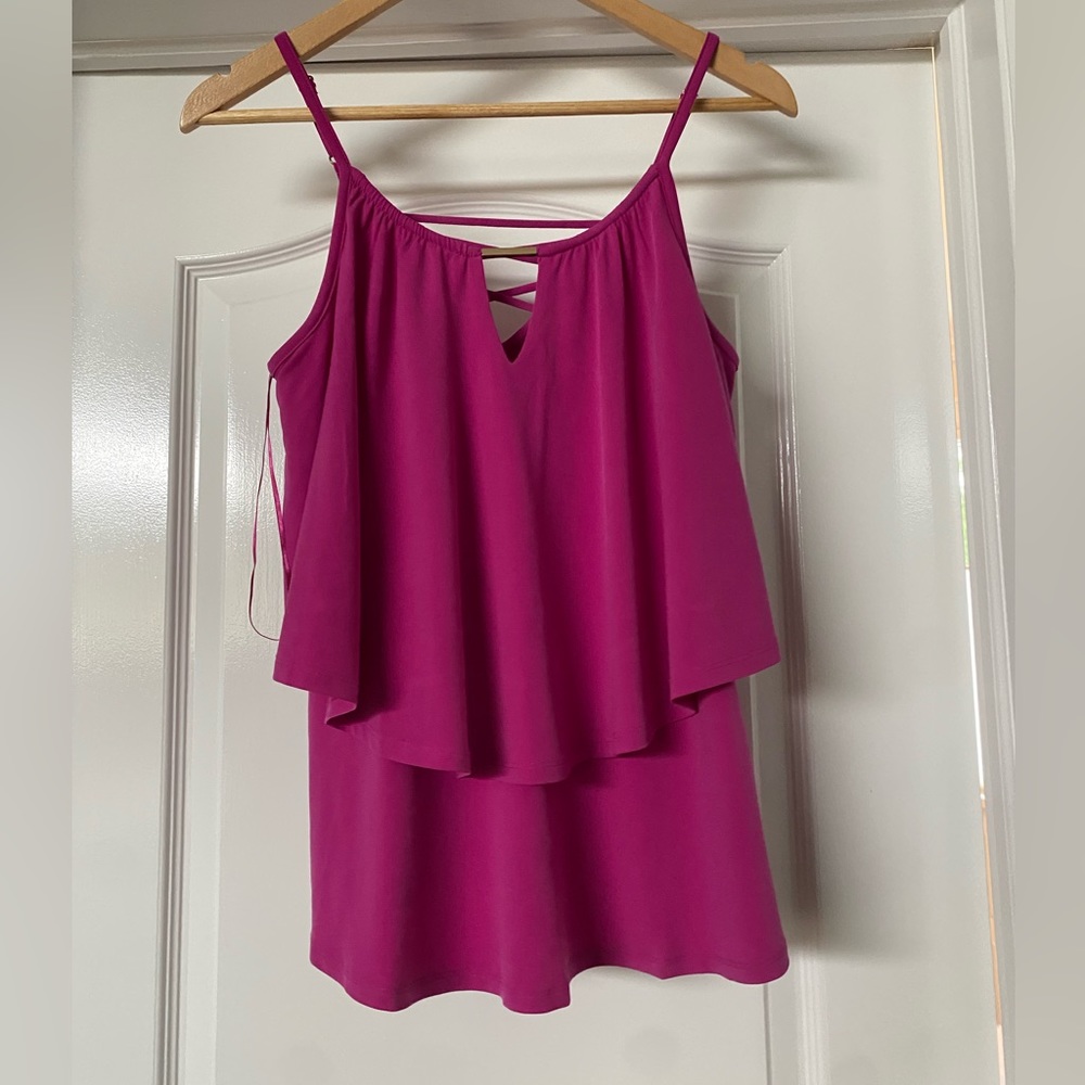 Women’s tank size small with back detail